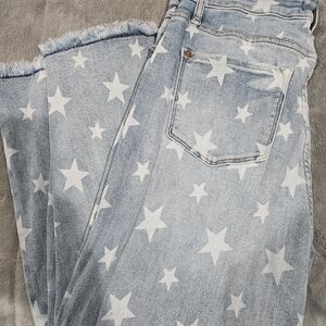 Judy Blue Starry Light Blue Straight Leg Jeans